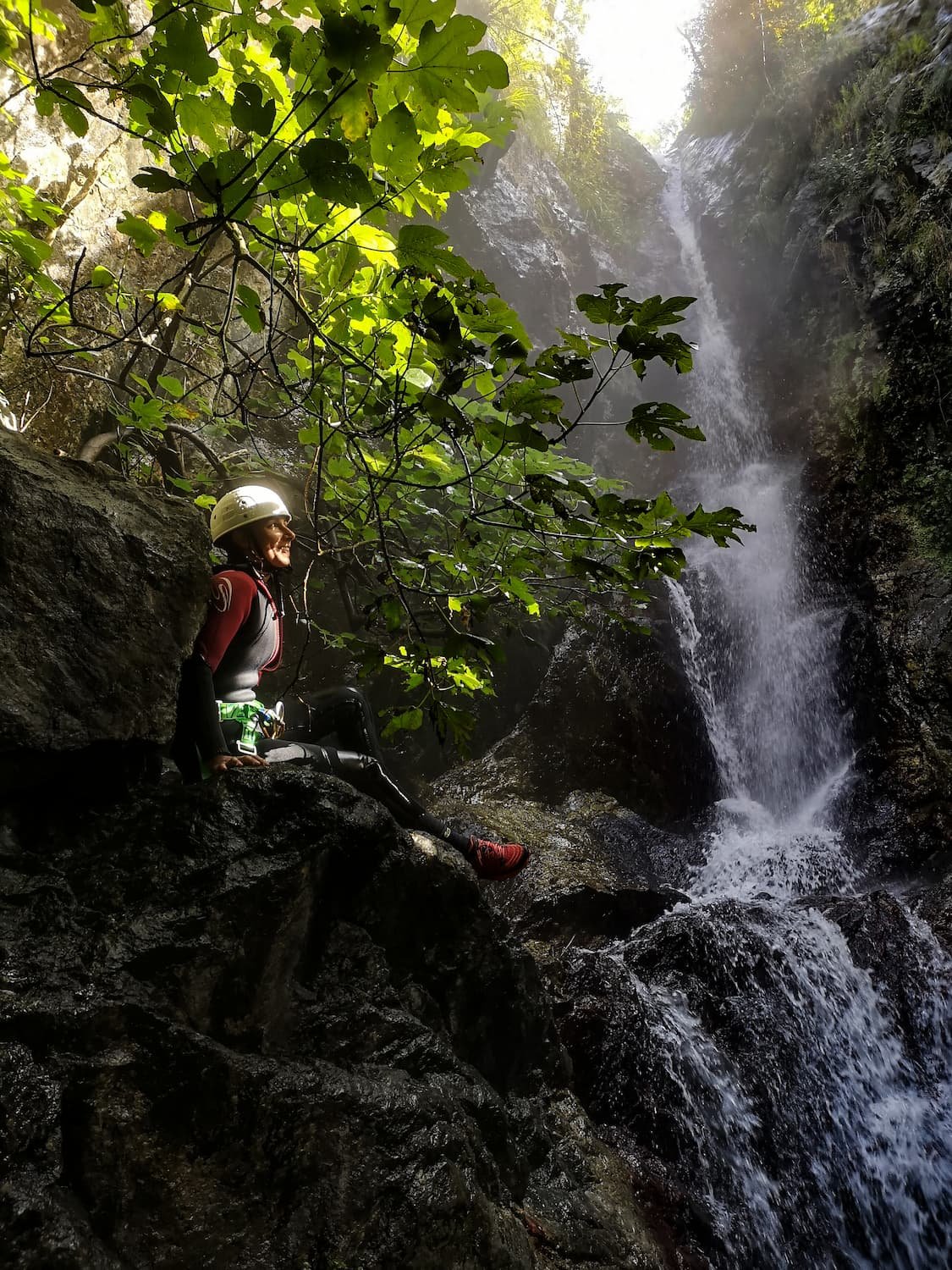 Les belles lumières du canyon en eau chaude